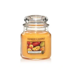 Свещ Yankee Candle Mango Peach Salsa, Малък Буркан