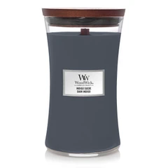 Свещ Wood Wick, Indigo Suede, Среден Буркан