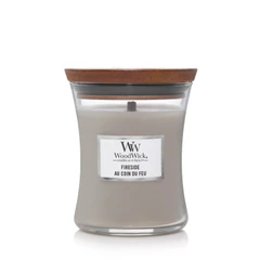 Свещ Wood Wick, Fireside, Среден Буркан