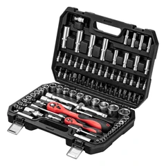 Комплект инструменти MTX, 94 части, 1/2", 1/4", CrV, пластмасова кутия  