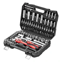 Комплект инструменти MTX, 108 части, 1/2", 1/4", CrV, пластмасова кутия