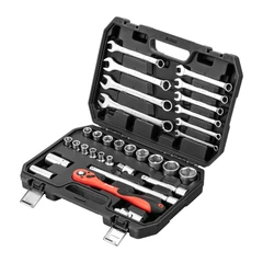 Комплект инструменти MTX 32 части, 1/2", CrV, пластмасова кутия 