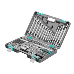 Комплект инструменти Stels,  88 части, CrV, 1/2", 1/4", пластмасов куфар