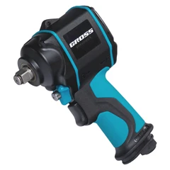 Гайковерт Gross, пневматичен, ударен, G985, 1/2",Twin Hammer, 610 Nm, 9000 об/мин,  композитен корпус
