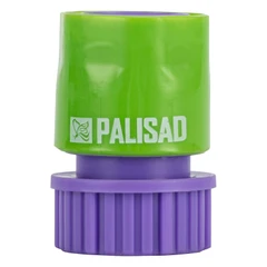 Съединител за маркуч Palisad, 3/4", вътрешна резба, аквастоп, пластмасов