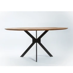 Трапезна маса с кръгла форма, IPM Timber, ф 150х4