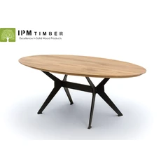 Елипсовидна трапезна маса, IPM Timber, 220х110