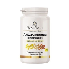 Dr. Nature Алфа Липоева киселина, 60 капсули
