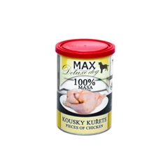 Консерва за кучета Max, пилешки парчета, 400 г