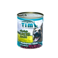 Консерва за кучета Tim, месо и костен мозък, 800 г