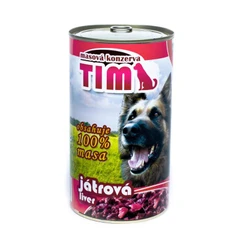 Консерва за кучета Tim, дроб, 1200 г