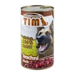 Консерва за кучета Tim, патешко, 1200 г