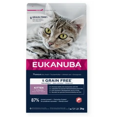 EUKANUBA Kitten Grain Free, Rich in Salmon, 2 kg