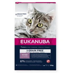 EUKANUBA Kitten Grain Free, Rich in Salmon, 10 kg