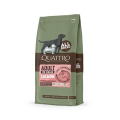 Quattro Adult All Breed with Salmon, 12 kg