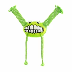 Rogz Flossy Grinz Dental Toy, Large, Lime