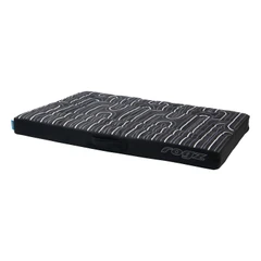 Rogz Graphix Flat Rectangular Bed, M, Black