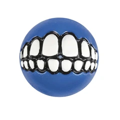 Rogz Grinz Fetch Ball, Large, Blue