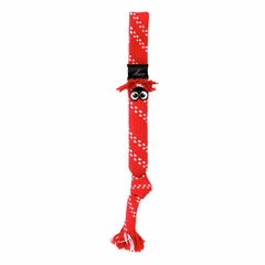 Rogz Scrubz Dental Rope Toy, Medium, Red