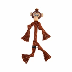 Rogz Safari Scrubz Dental Rope Toy, Medium, Monkey