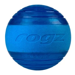 Rogz Squeekz Fetch Ball, Medium, Blue