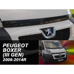 Дефлектор за преден капак на автомобил HEKO Peugeot Boxer / Citroen Jumper / Fiat Ducato (2006+), черен