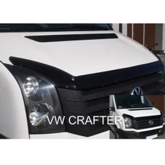 Дефлектор за преден капак на автомобил HEKO Volkswagen Crafter (2006-2017), Черен