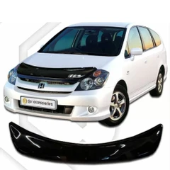 Дефлектор за автомобил CA-Plast, За Honda Stream (2004-2006), Черен