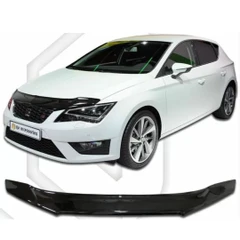 Дефлектор за автомобил CA-Plast, За Seat Leon (2012+), Черен