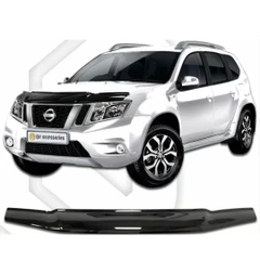 Дефлектор за автомобил CA-Plast, За Nissan Terrano (2013+), Черен