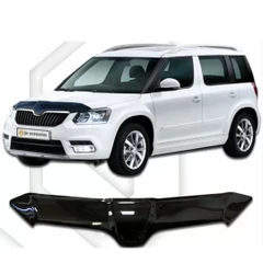 Дефлектор за автомобил CA-Plast, За Skoda Yeti (2013+), Черен