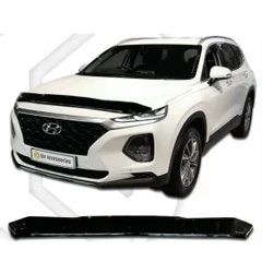 Дефлектор за автомобил CA-Plast, За Hyundai Santa Fe (2018+), Черен