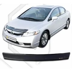 Дефлектор за автомобил CA-Plast, За Honda Civic sedan (2005-2010), Черен