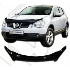 Дефлектор за автомобил CA-Plast, За Nissan Qashqai (2007-2010), Черен