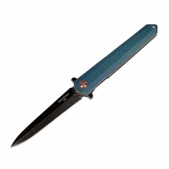 Сгъваем нож Dulotec K254-BL - дръжка от Micarta и 8Cr неръждаема стомана