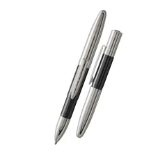 Химикалка Fisher Space Pen Black Titanium Nitride and Chrome infinium Space Pen, Med. Point, Blue Ink - INFBTN-1