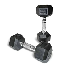42,5кг Професионални Гумени Гири Active Gym Professional Rubber Dumbbells 42,5 kg