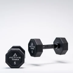 5кг NEW STYLE Полиуретанови Гири Active Gym Polyurethane Dumbbells 5 kg