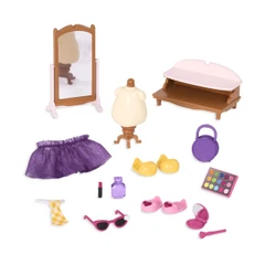 Магазин за дрехи с аксесоари Li'L Woodzeez, Mногоцветен