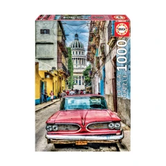 Винтидж кола в старата Хавана - пъзел 1000 части