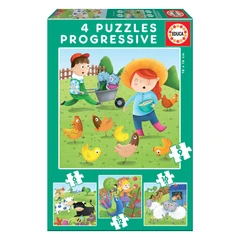 Домашни животни - пъзел 6-9-12-16 части