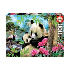 Семейство панди - пъзел 1000 части