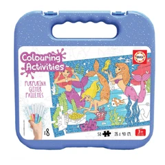 Русалки - пъзел за оцветяване 50 части