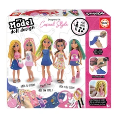 Образователна игра, Educa, Fantasy World, My Model, Дизайн на кукла, Небрежен стил