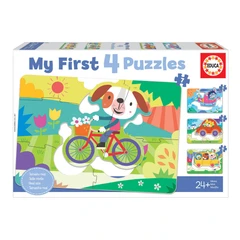 Моят първи пъзел - превозни средства - пъзел 24М+