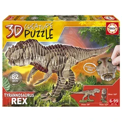 Пъзел Educa, T-Rex, 3D