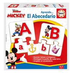 Образователен пъзел, Educa, Mickey and Friends, Азбука, 81части
