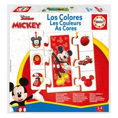 Образователен пъзел, Educa, Mickey and Friends, Цветове, 42 части