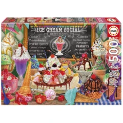 Пъзел, Educa, Магазин за сладолед, 500 части