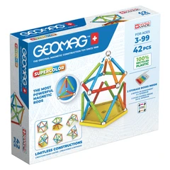Магнитен конструктор, Geomag, Supercolor, 42 части